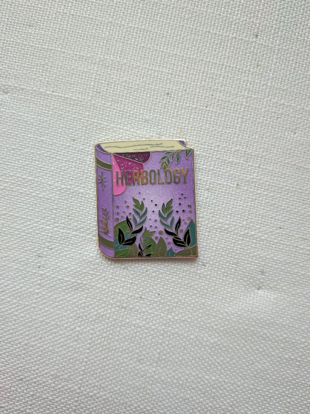 Herbology Book pin